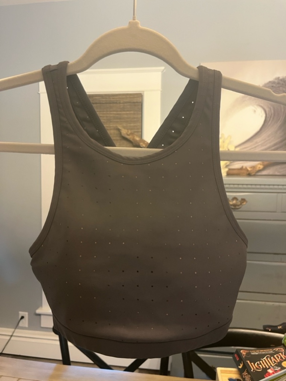 C&C California Active Laser-Cut Perforated Sports Bra